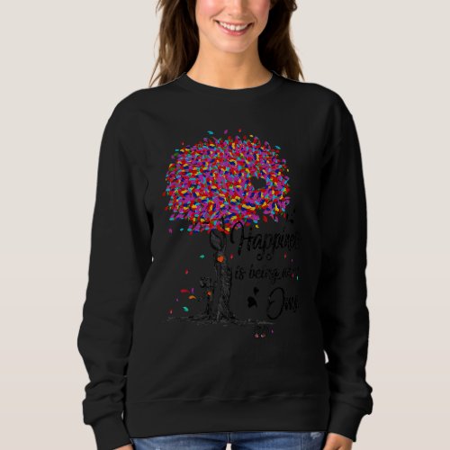 Happiness Is Being An Oma  Cute Mothers Day Sweatshirt