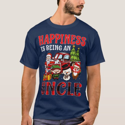 Happiness Is Being An Uncle Christmas T_Shirt