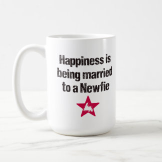Happiness is being married to a Newfie Coffee Mug