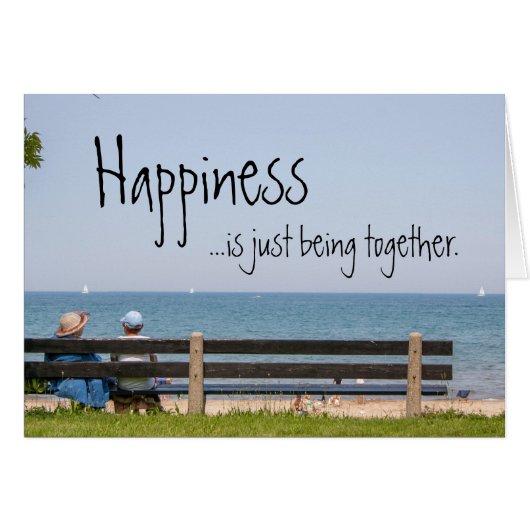 Happiness is Being Together Cards (Front Horizontal)