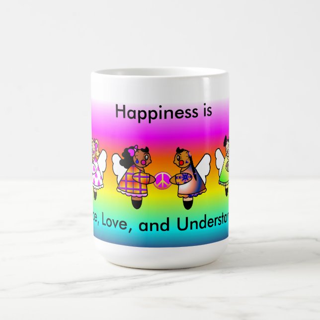 Happiness is... color morph mug  (Center)