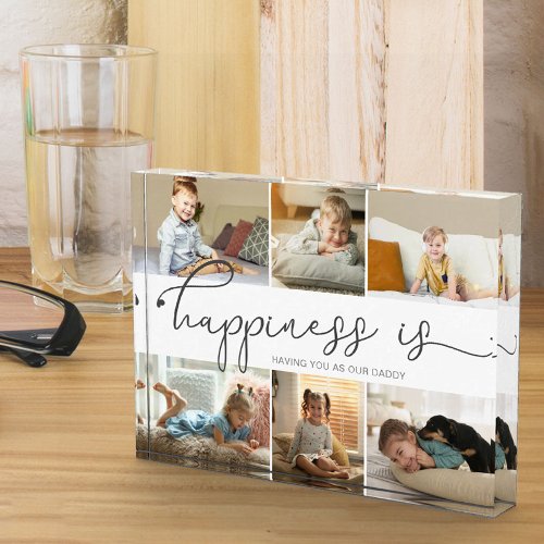 Happiness is  Daddy 6 Photo Collage