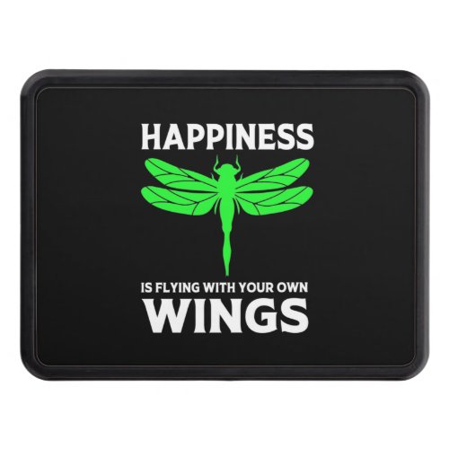 Happiness Is Flying With Dragonfly Hitch Cover