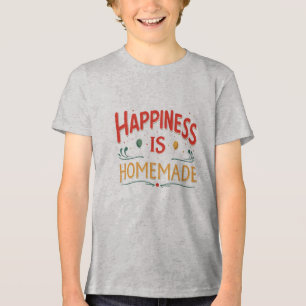 Happiness is Homemade - Bella+Canvas Youth Tri-Blend Shirt