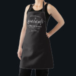 Happiness Is Homemade Editable Color Personalized Apron<br><div class="desc">This lovely design can be customized to your favorite color combinations. Matching adult and junior designs available. Makes a great gift! Find stylish stationery and gifts at our shop: www.berryberrysweet.com.</div>