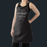 Happiness Is Homemade Editable Color Personalized Apron<br><div class="desc">This lovely design can be customized to your favorite color combinations. Matching adult and junior designs available. Makes a great gift! Find stylish stationery and gifts at our shop: www.berryberrysweet.com.</div>