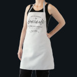 Happiness Is Homemade Editable Color Personalized Apron<br><div class="desc">This lovely design can be customized to your favorite color combinations. Matching adult and junior designs available. Makes a great gift! Find stylish stationery and gifts at our shop: www.berryberrysweet.com.</div>