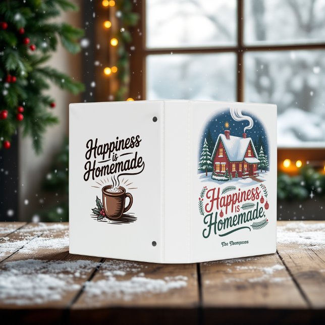 Happiness Is Homemade Holiday Recipe Mini Binder (Happiness Is Homemade Holiday Recipe Mini Binder)