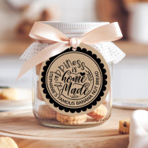 Happiness Is Homemade Vintage Kraft Paper Favor Tags