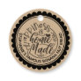 Happiness Is Homemade Vintage Kraft Paper Favor Tags