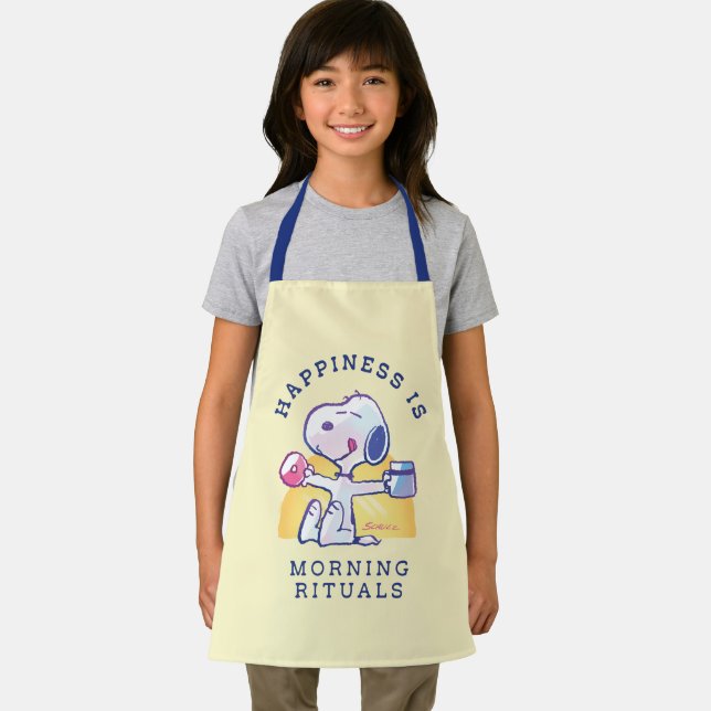 Happiness is Morning Rituals Apron (Insitu)