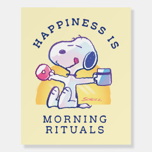 Happiness is Morning Rituals Foam Board