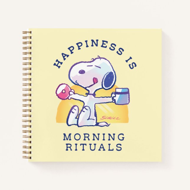 Happiness is Morning Rituals Notebook (Front)
