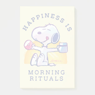 Happiness is Morning Rituals Post-it Notes