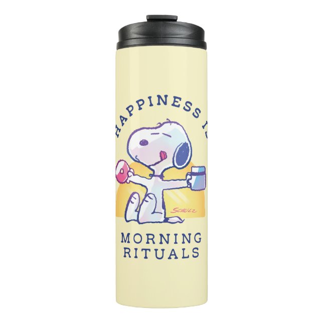 Happiness is Morning Rituals Thermal Tumbler (Front)