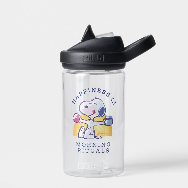 Happiness is Morning Rituals Water Bottle (Left)