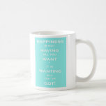 Happiness Is.......mug - Coffee Mug at Zazzle