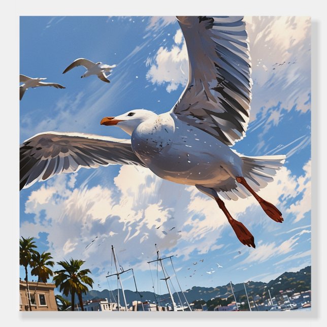 Happiness is My Superpower – Funny Quote Design Foam Board (Back)