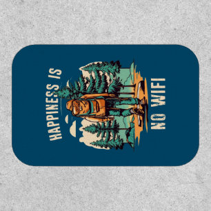 Happiness Is No Wifi Backpacking Patch