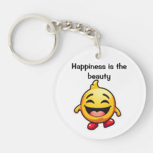 Happiness is the beauty - Gift keychain. Keychain