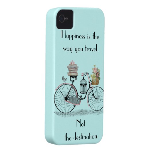 Happiness is the way you travel iphone 4 covers (Back/Right)