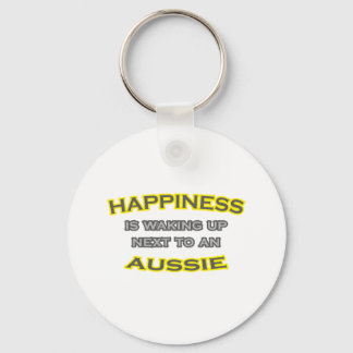 Happiness Is Waking Up Next To an Aussie Keychain