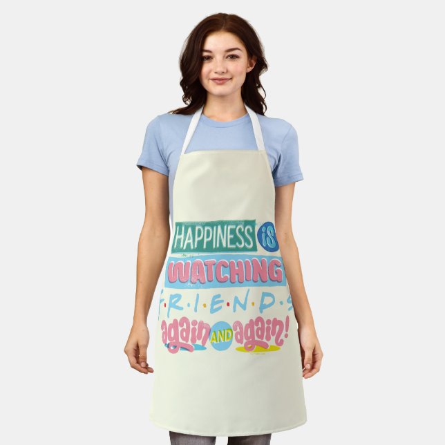 Happiness is Watching FRIENDS™ Again & Again Apron (Worn)