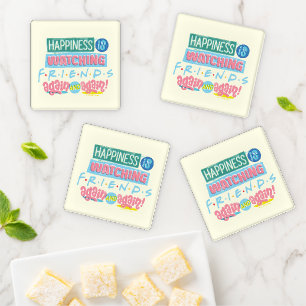 Happiness is Watching FRIENDS™ Again & Again Coaster Set