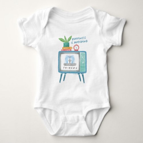 Happiness is watching FRIENDS Baby Bodysuit