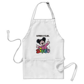 Happiness Is Yelling BINGO! Adult Apron