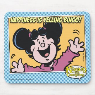 Happiness Is Yelling BINGO! Mouse Pad