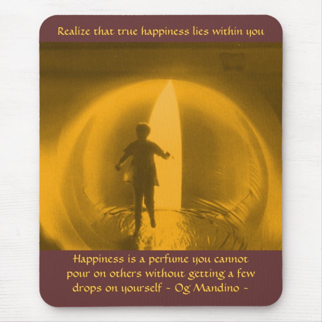 Happiness Lies Within You - mousepad (Front)