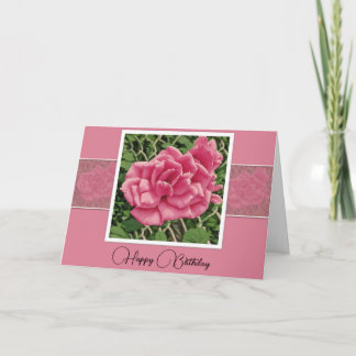 Happiness, Love and Laughter - Birthday Card