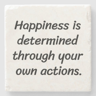 Happiness Marble Stone Coaster