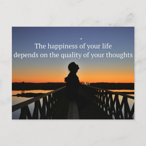 Happiness of your life postcard