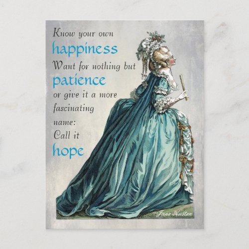 Happiness_Patience_Hope Postcard