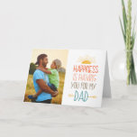 Happiness | Photo Father's Day Card