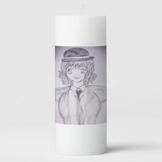 Happiness pillar candle