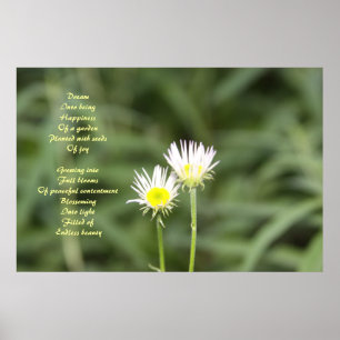 Happiness poem poster