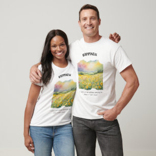 Happiness Positive Affirmation T-Shirt