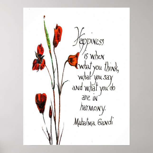 Happiness Poster (Front)