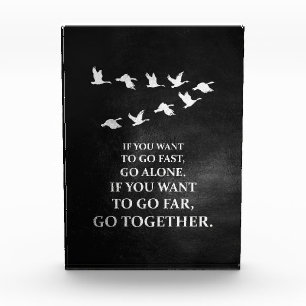 Happiness Quote If You Want To Go Together Photo Block