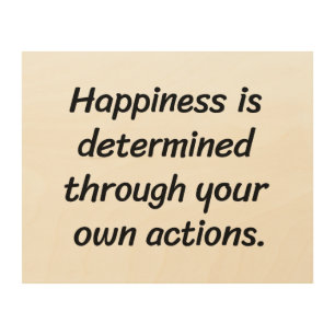 Happiness Wood Wall Art