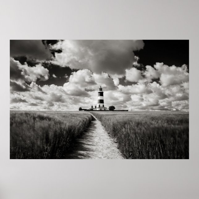 Happisburgh Lighthouse Poster (Front)