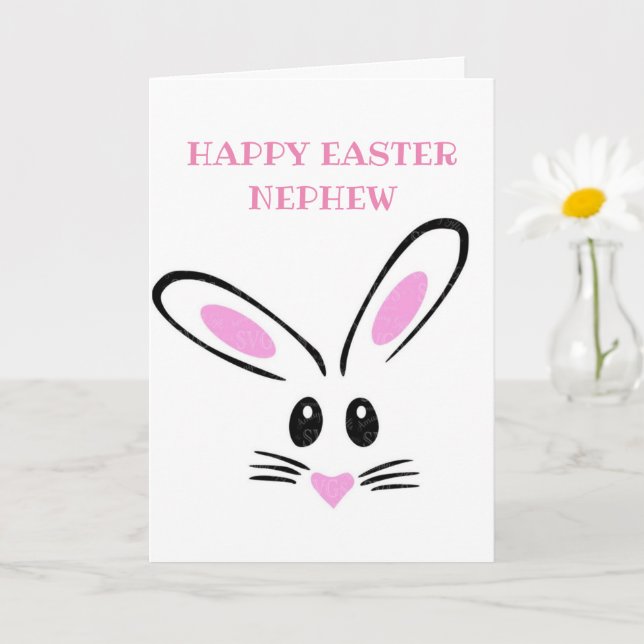 HAPPPY EASTER **NEPHEW** CARD (Small Plant)