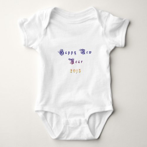 Happu New Year 2015 Hakuna Matata wishespng Baby Bodysuit