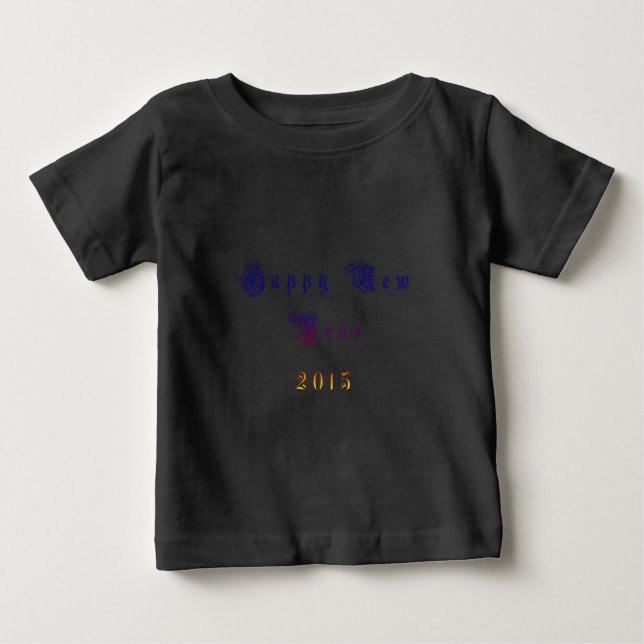 Happu New Year 2015 Hakuna Matata wishes.png Baby T-Shirt (Front)