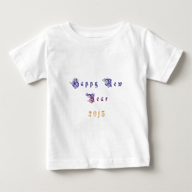 Happu New Year 2015 Hakuna Matata wishes.png Baby T-Shirt (Front)