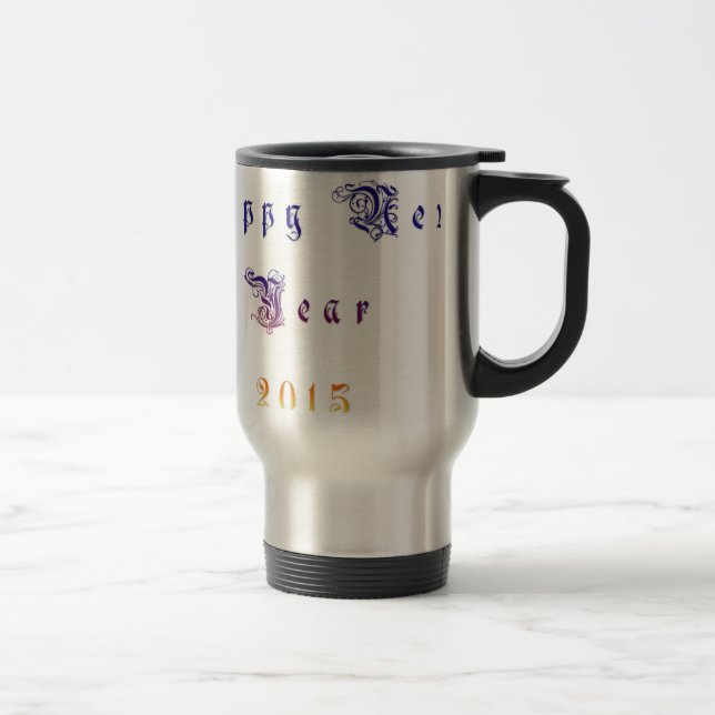 Happu New Year 2015 Hakuna Matata wishes.png Travel Mug (Right)
