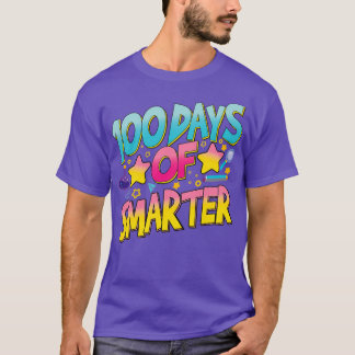 Happy 00th Days Of School 00 Days Smarter Gift For T-Shirt